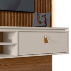 Painel Suspenso Ripado Para Tv Até 75 Pol. Led Majestic L06 F