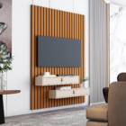 Painel Suspenso Ripado Para Tv's De 58'' Dólar Nature Pérola