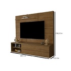 Painel Suspenso Rivoli Sala Para Tv Luapa Malbec