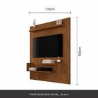 Painel Suspenso Sonora Tv 55"  Freijó - Móveis Arapongas