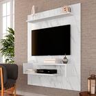 Painel Suspenso Sonora Tv 55" Carraro Branco/branco - Móveis