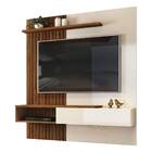 Painel Suspenso Tele 150cm Tv 65 1 Porta Creme Caiena Tana De