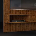 Painel Suspenso Tito Rústico Malbec Dj Para Tv Até 65"