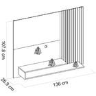 Painel Suspenso Tv 50 Pol 136 Cm 27419 Dj Moveis