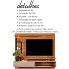 Painel Suspenso Tv 60 Pol 182 Cm 24204 Dj Moveis