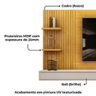 Painel Suspenso Tv 60 Pol 190 Cm Bento Dj Moveis