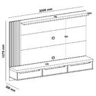 Painel Suspenso Tv 75 Pol 200 Cm Arly