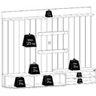 Painel Suspenso Tv 75 Pol 207 Cm 2901 Mdt