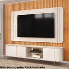 Painel Suspenso Tv 75 Pol 241 Cm Mdf Ariana Dj Moveis