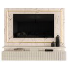 Painel Suspenso Tv 75 Polegadas Gaia Calacata Off White Madet