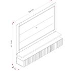 Painel Suspenso Tv 75 Polegadas Gaia Cinamomo Off White Madet
