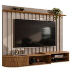 Painel Suspenso Tv 75 Polegadas Ímola Fendi Naturale Madetec