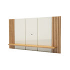 Painel Suspenso Vera Cruz Cor Off White Com Freijo 220cm - 60