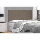 Painel Tania Suede Caramelo King 195cm - Spezzia