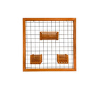 Painel Treliça de Madeira e Metal 103x103x3cm Massol