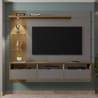 Painel Trend Titanium/cinamomo – Bechara Móveis