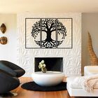 Painel Trio Arvore Da Vida Circular Quadro Vazado Decoração M