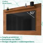 Painel Tv 50 Pol E Rack 135cm Com Adega 088163x011077 Dcasa