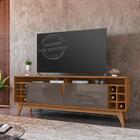 Painel Tv 50 Pol E Rack 135cm Com Adega 088163x011077 Dcasa