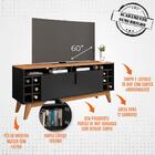 Painel Tv 50 Pol E Rack 135cm Com Adega 088166x011077 Dcasa