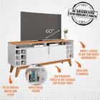 Painel Tv 50 Pol E Rack 135cm Com Adega 088166x011077 Dcasa