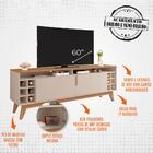 Painel Tv 50 Pol E Rack 160cm Com Adega 011078x088167 Dcasa