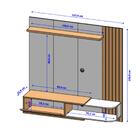Painel Tv 50 Polegadas Conrado Naturalle Off-white