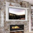 Painel Tv 55" 2 Em 1 Malta Plus Multimóveis Branco