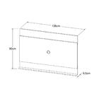 Painel Tv 55" Com 1 Prateleira Multimóveis Cr45192