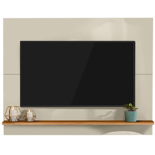 Painel TV 55 Pol 136 cm 632 Off White Nature Tebar