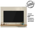 Painel TV 55 Pol 136 cm 632 Off White Nature Tebar
