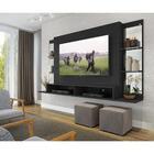 Painel Tv 60" C/ Suporte, Espelho E Prateleiras Nairóbi Multi