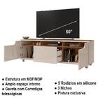 Painel Tv 60 Pol 008159 E Rack Para Sala 180cm 011083 Dcasa