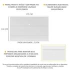 Painel Tv 65" Com Prateleira Amsterdã Up Multimóveis Branco