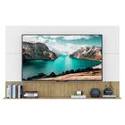 Painel Tv 65" Com Prateleira Amsterdã Up Multimóveis Branco/r