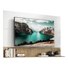 Painel Tv 65" Com Prateleira Amsterdã Up Multimóveis Branco/r