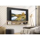 Painel Tv 65" Com Prateleira Amsterdã Up Multimóveis Preto/ru
