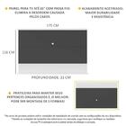 Painel Tv 65" Com Prateleira Amsterdã Up Multimóveis V3641