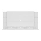 Painel Tv 65" Com Prateleiras De Vidro Brasil Plus Multimóvei