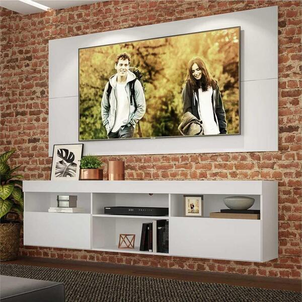 Painel Tv 65" Com Rack Suspenso Flórida Multimóveis