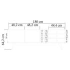 Painel Tv 70 Polegadas Leme E Rack 2 Portas Noronha Clb