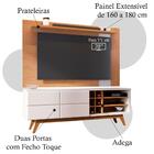 Painel Tv 70 Polegadas Leme E Rack 2 Portas Noronha Clb