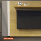 Painel Tv Até 50 Polegadas Suspenso Quarto Sala De Estar 1 Pr