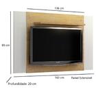 Painel Tv Até 50 Polegadas Suspenso Quarto Sala De Estar 1 Pr