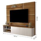 Painel Tv Até 75" C/porta De Correr Carvalho/off White