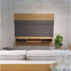 Painel Tv De Até 60 Polegadas Com Nicho Suspenso 150x180x24cm