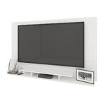 Painel Tv Europa 58" Polegadas 01 Nicho 03 Prateleiras - Bran