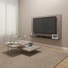 Painel Tv Europa 58" Polegadas 01 Nicho 03 Prateleiras - Smok