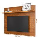 Painel Tv Quarto 43 Polegadas Cumaru Topázio Patrimar