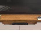 Painel Tv Quarto Até 60 Polegadas Carvalho Nobre Griz Levi Dj